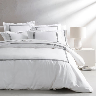 kassatex Strada Embroidered Percale Duvet