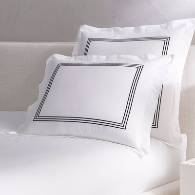 kassatex Strada Embroidered Percale Shams