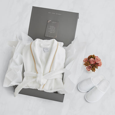 Kassatex Turkish Cotton Piped Robe