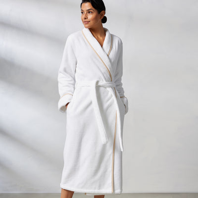 kassatex Turkish Cotton Piped Robe