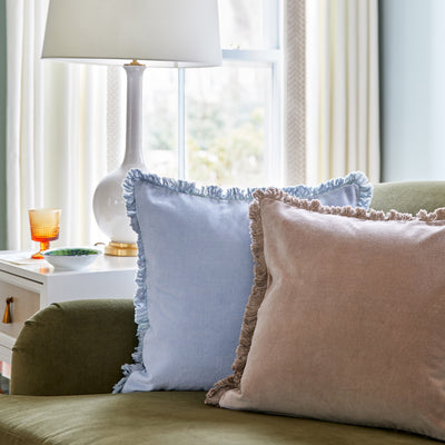 Kassatex Wellesley Velvet Throw Pillow Covers