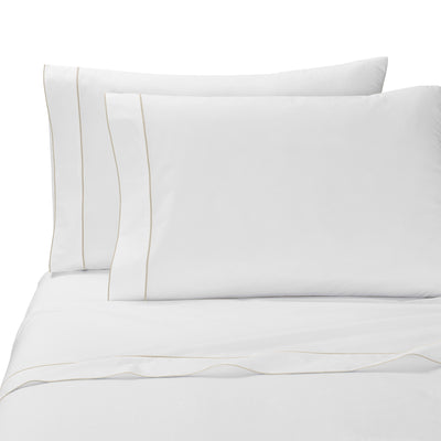 Kassatex Salerno Embroidered Percale Pillowcase Set Of 2