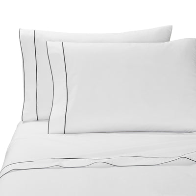 Kassatex Salerno Embroidered Percale Pillowcase Set Of 2