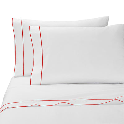 Kassatex Salerno Embroidered Percale Pillowcase Set Of 2