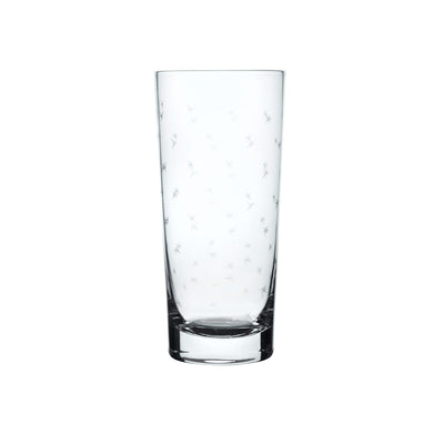 kassatex The Vintage List Highball Glasses - Stars Design Set of 4