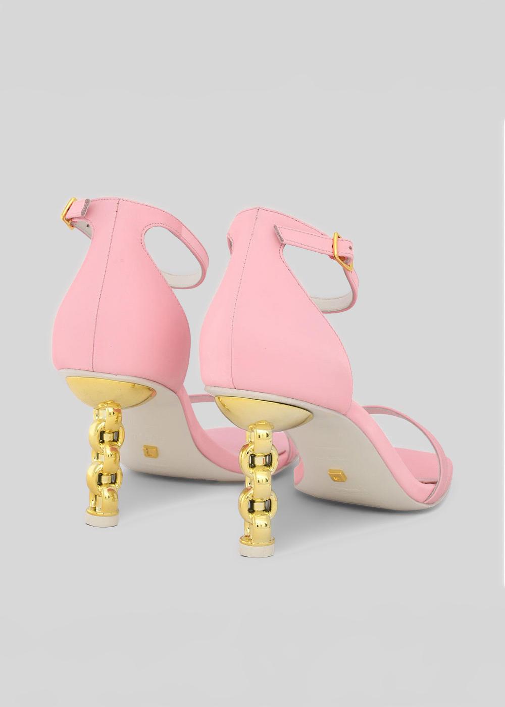 Kat Maconie Adela Sandals SS23 MID CHILETTO SANDALS Cheeky Pink