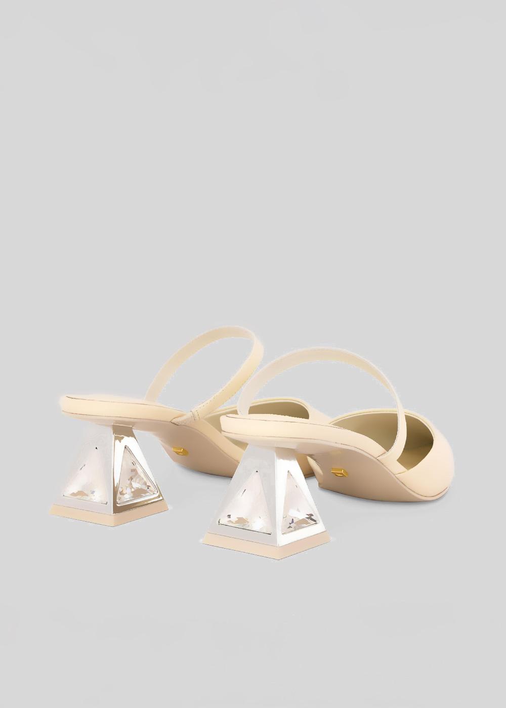 Kat Maconie Aisha Pumps AW23 MARTINI HEEL Ice Cream