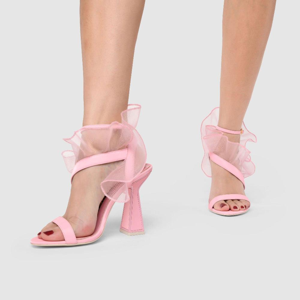 Kat Maconie Amba Sandals PF23 HOURGLASS HEEL Cheeky Pink