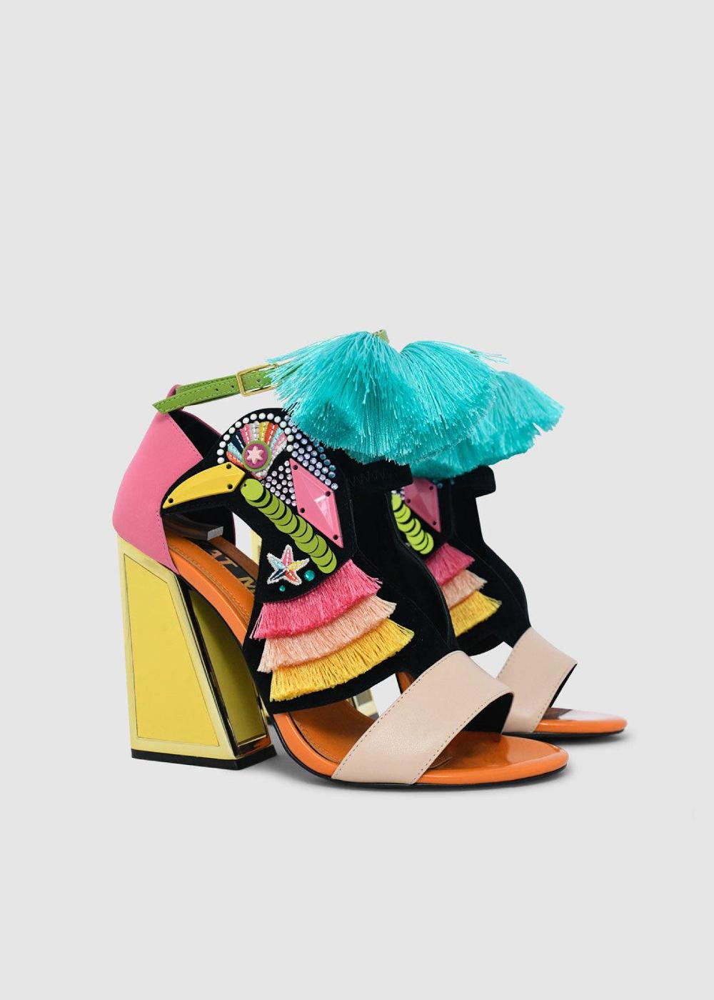 Kat Maconie Aya Sandals PF22 KICKER Dragonfruit/Multi