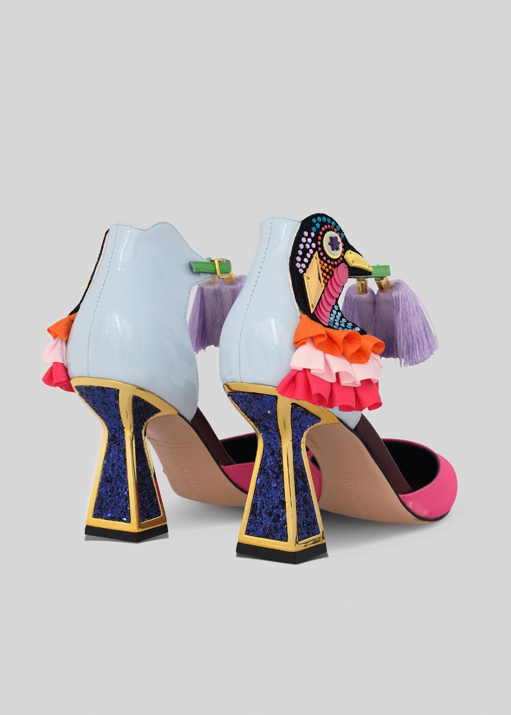 Kat Maconie Ayana Pumps RS24 MID HOURGLASS HEEL Raw Cacao