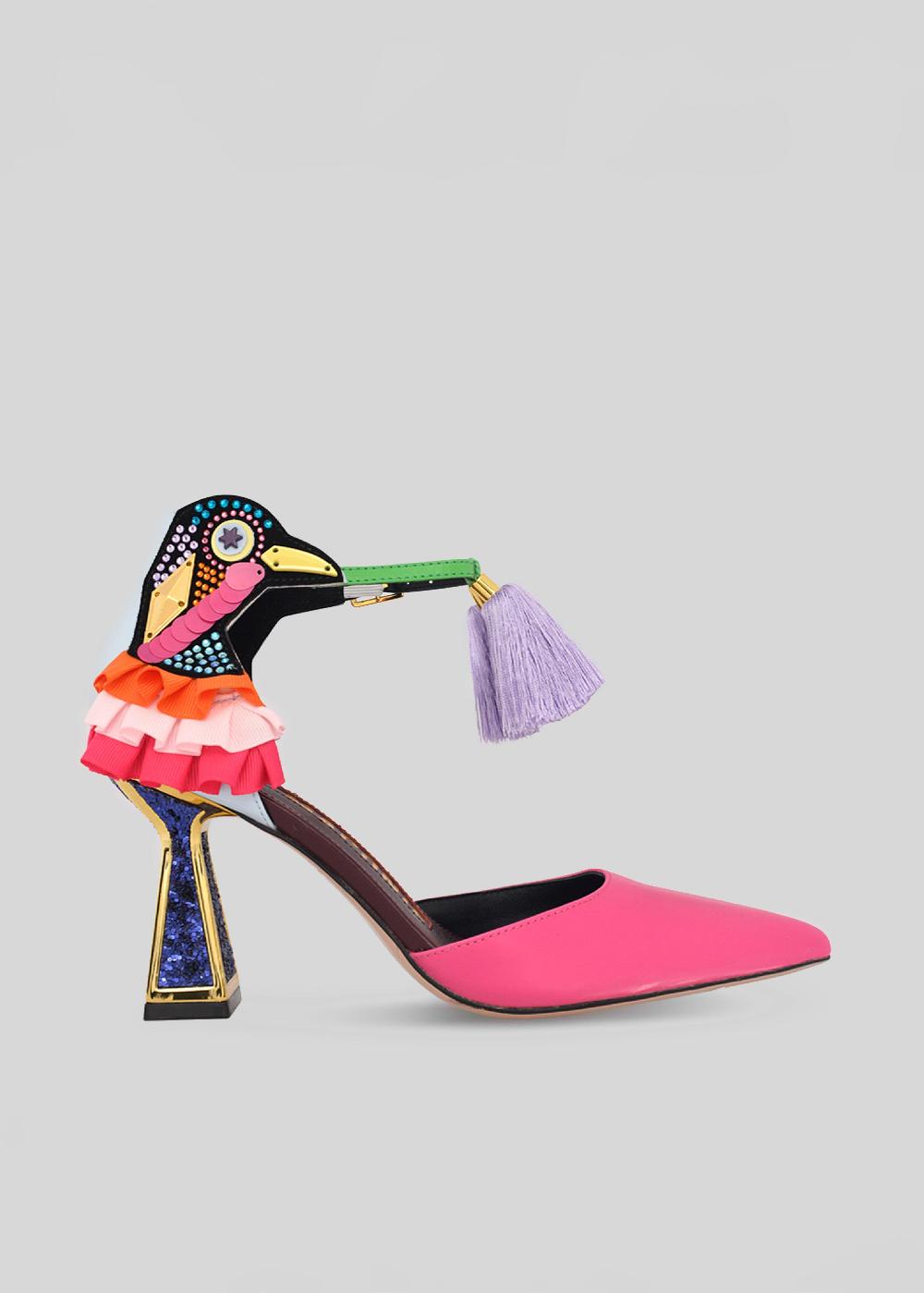 kat maconie Ayana Pumps RS24 MID HOURGLASS HEEL Raw Cacao