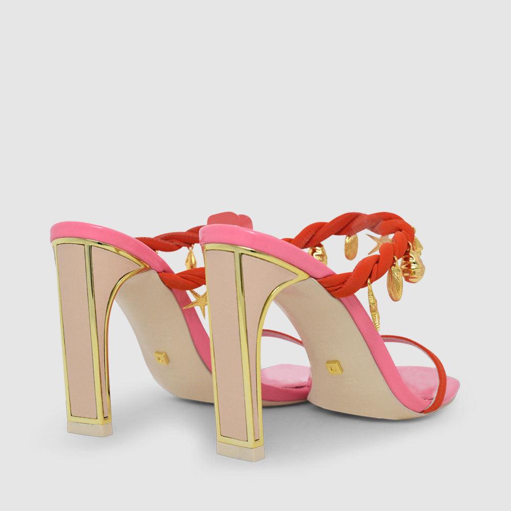 Kat Maconie Char Sandals PF22 STILETTO Dragonfruit/Flame