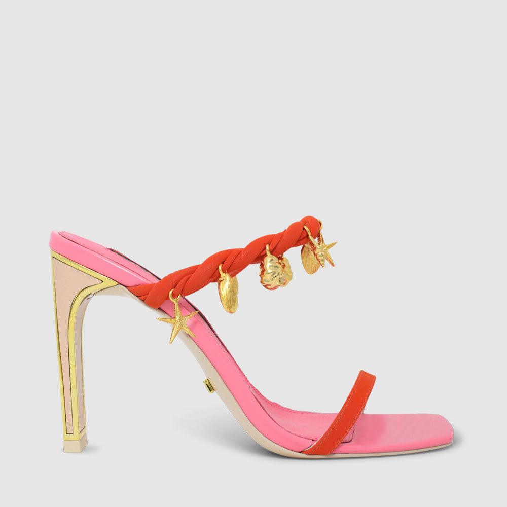 kat maconie Char Sandals PF22 STILETTO Dragonfruit/Flame