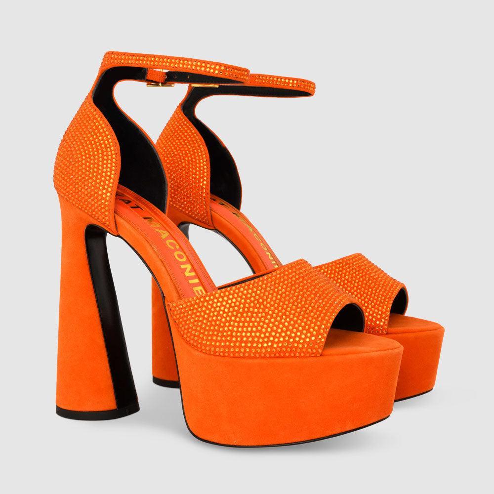 Kat Maconie Danu Sandals AW23 PLATFORM SANDALS Fire