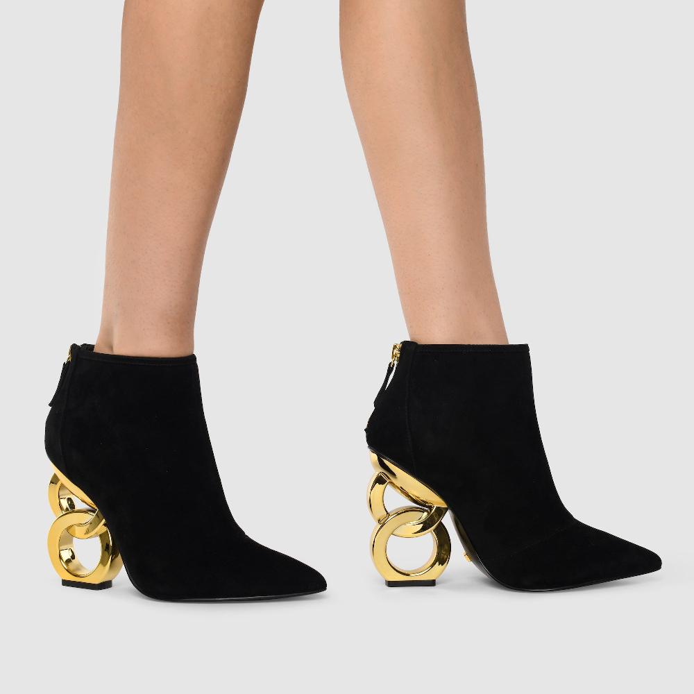 Kat Maconie Dara Boots RS23 DOUBLE CHAIN HEEL Black