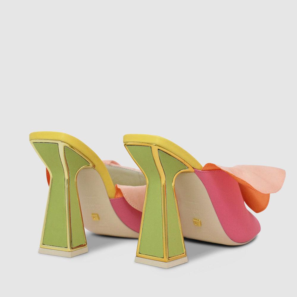 Kat Maconie Desiree Sandals PF22 HOURGLASS Lemon Zest/Multi