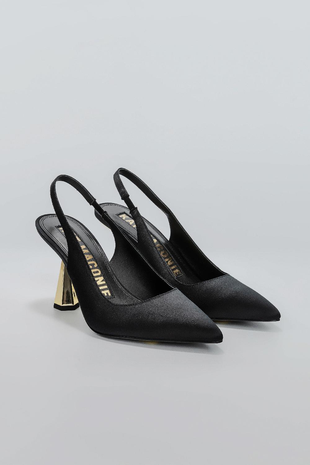 Kat Maconie Diana Pumps SS25 MID HOURGLASS HEEL Black