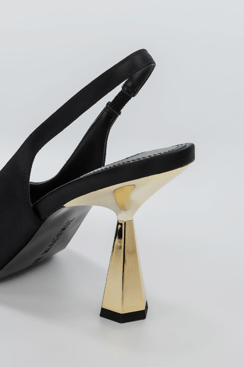 Kat Maconie Diana Pumps SS25 MID HOURGLASS HEEL Black