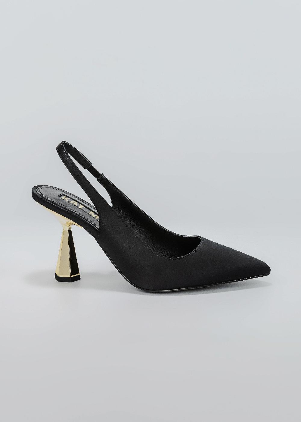 kat maconie Diana Pumps SS25 MID HOURGLASS HEEL Black