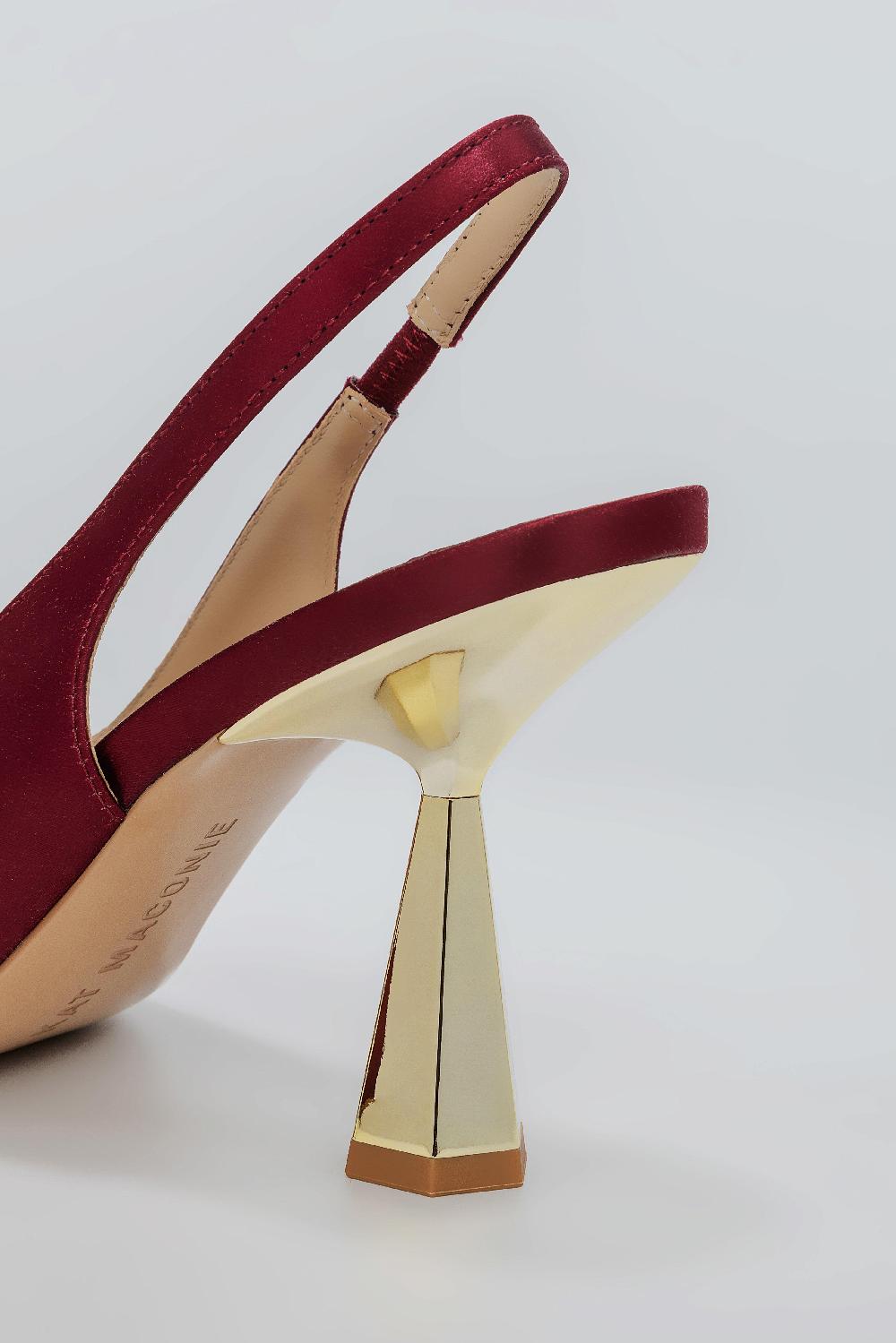 Kat Maconie Diana Pumps SS25 MID HOURGLASS HEEL Burgundy