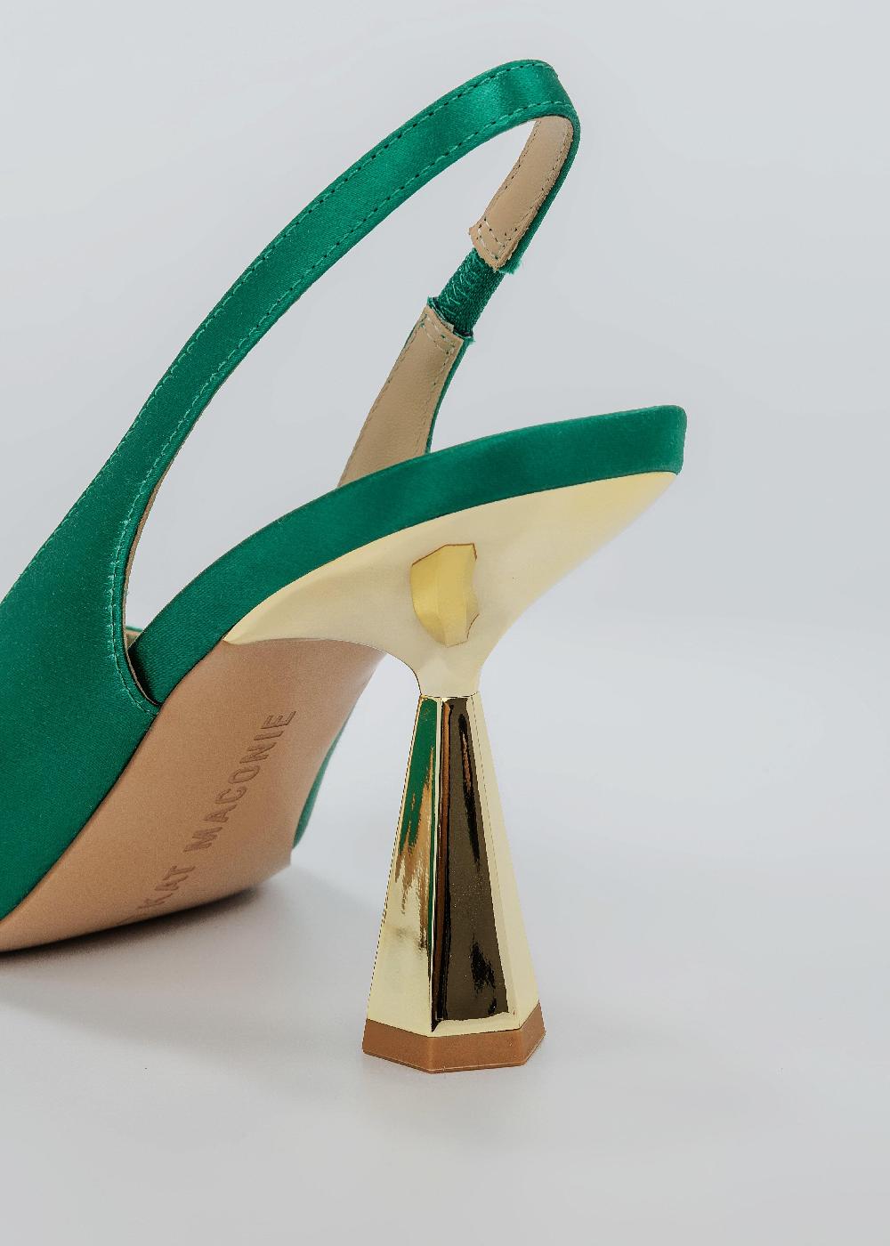 Kat Maconie Diana Pumps SS25 MID HOURGLASS HEEL Emerald
