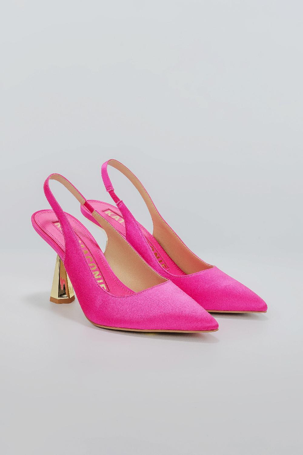 Kat Maconie Diana Pumps SS25 MID HOURGLASS HEEL Fuchsia