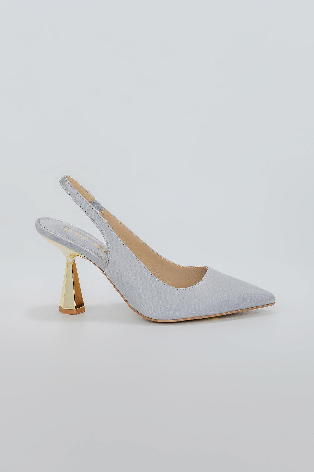 kat maconie Diana Pumps SS25 MID HOURGLASS HEEL Grey