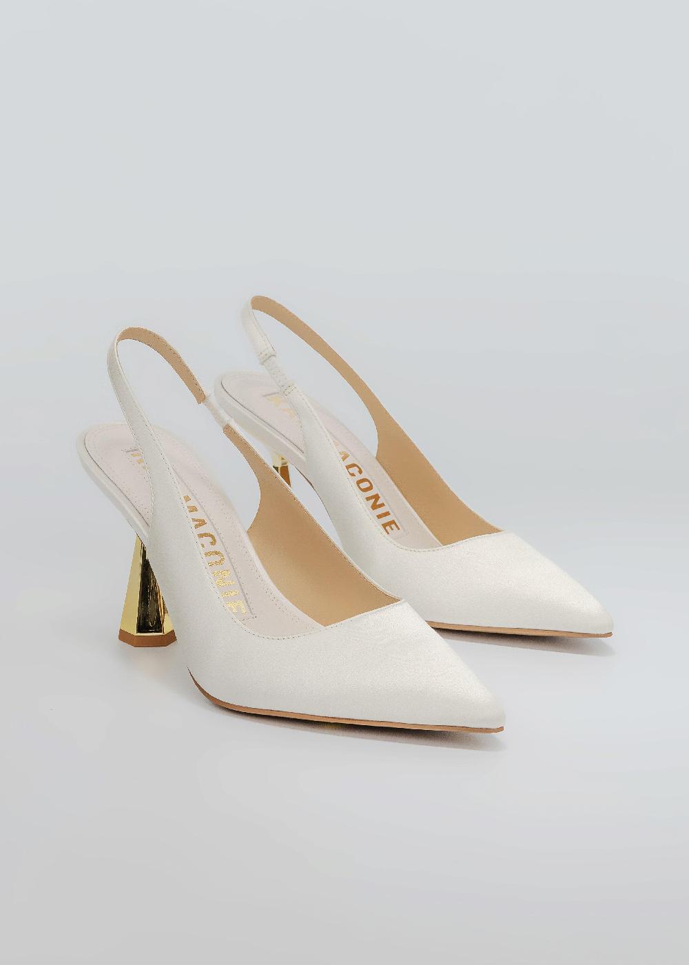 Kat Maconie Diana Pumps SS25 MID HOURGLASS HEEL Ivory