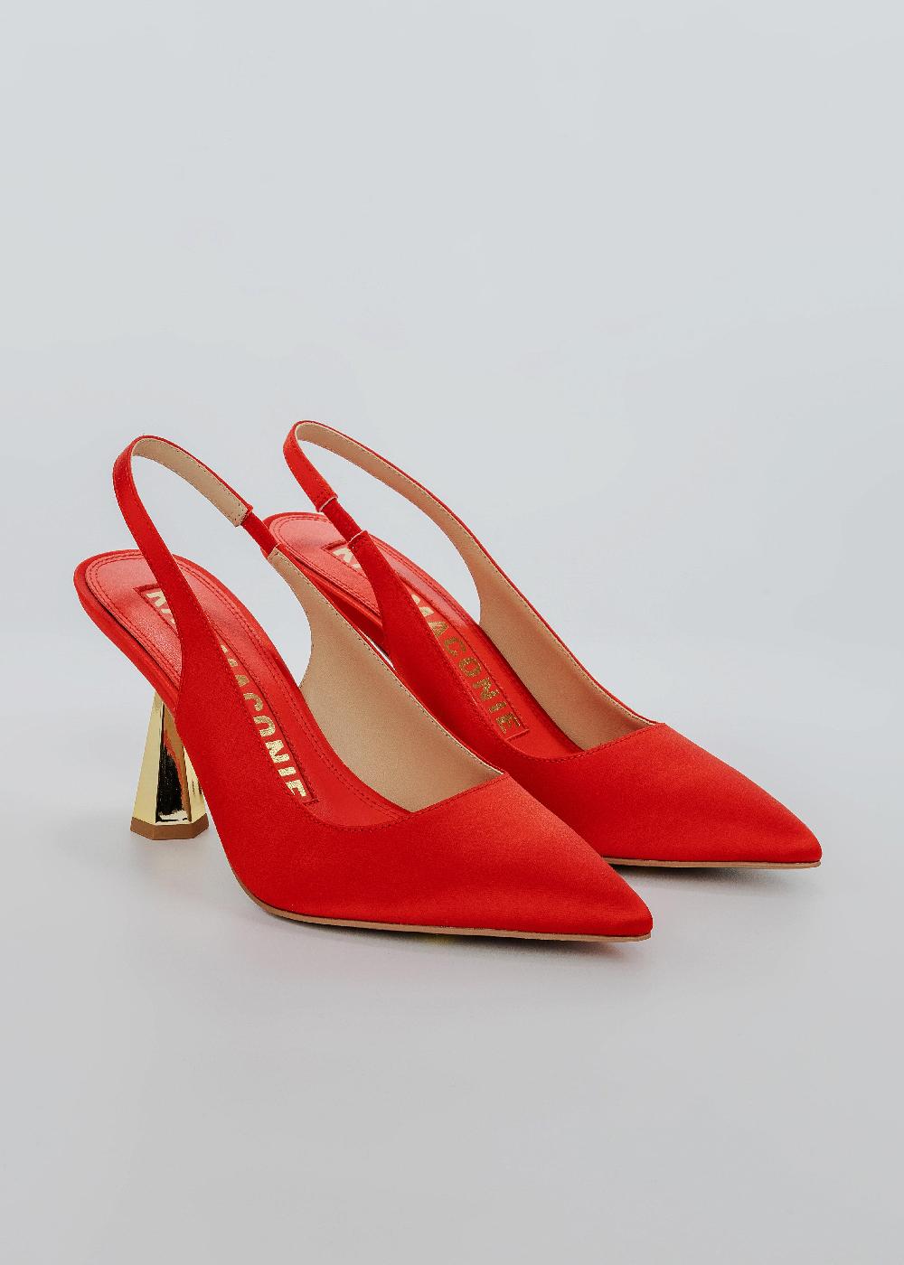 Kat Maconie Diana Pumps SS25 MID HOURGLASS HEEL Red