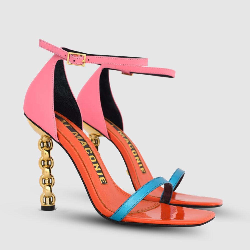 Kat Maconie Erin Sandals AW22 CHILETTO Multibrights