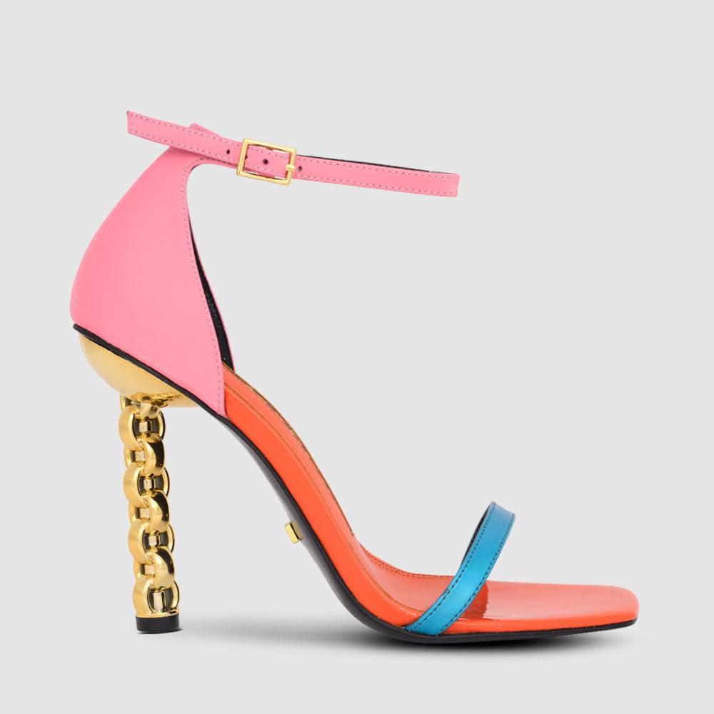 kat maconie Erin Sandals AW22 CHILETTO Multibrights