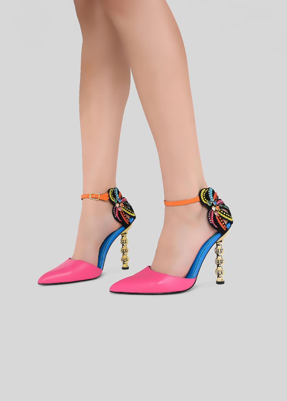 Kat Maconie Ezili Pumps SS23 CHILETTO PUMPS Multibrights