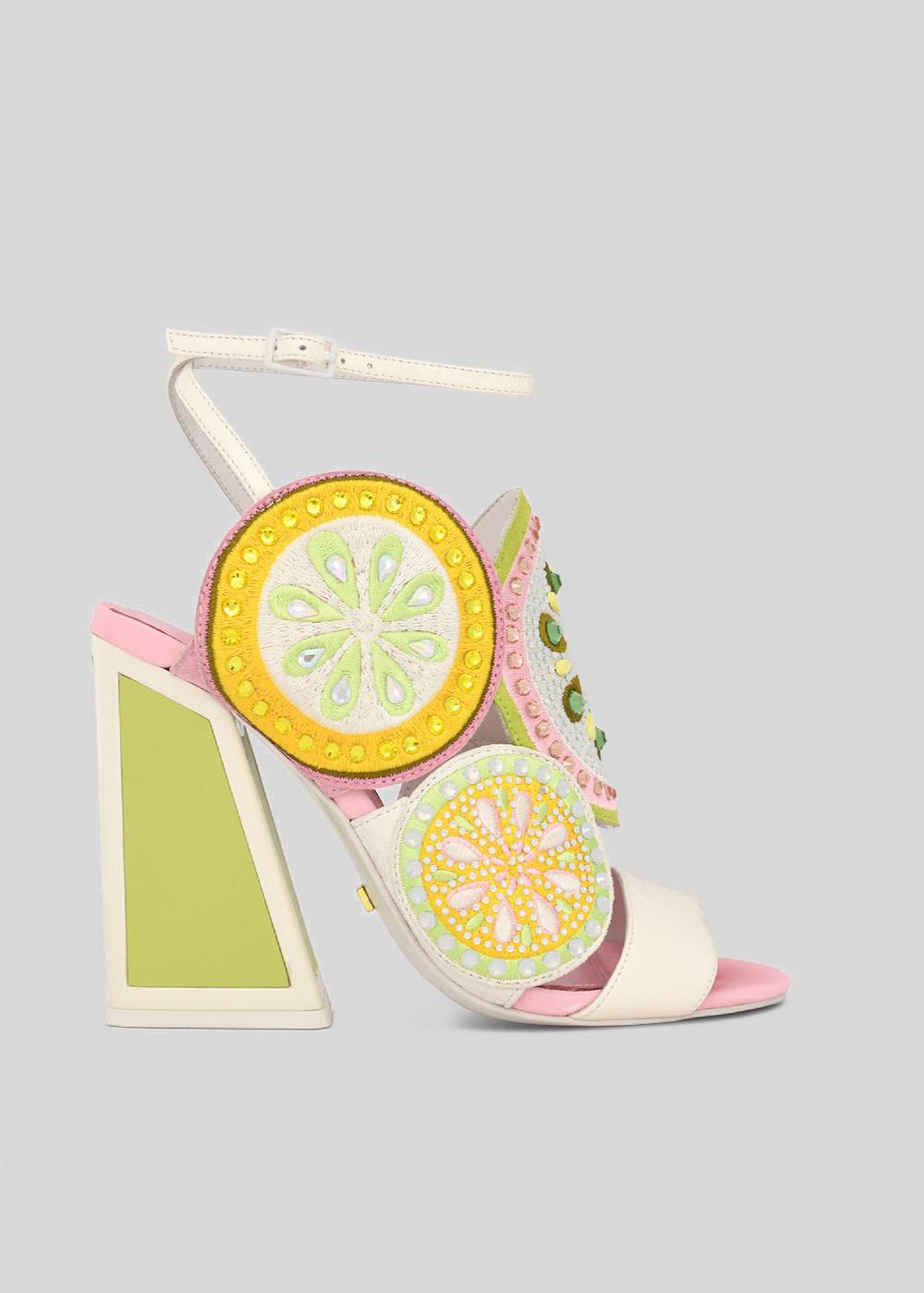 kat maconie Frida Sandals SS23 KICKER HEEL SANDALS Sunny