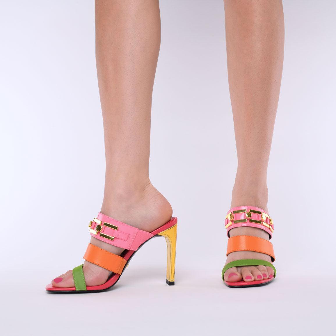 Kat Maconie Georgie Sandals SS22 Heel Stilettos Multibrights