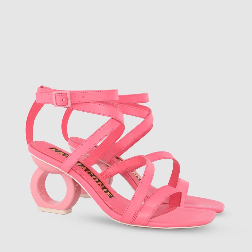 Kat Maconie Gracy Sandals PF23 SINGLE CHAIN HEEL Dragonfruit/Cheeky Pink