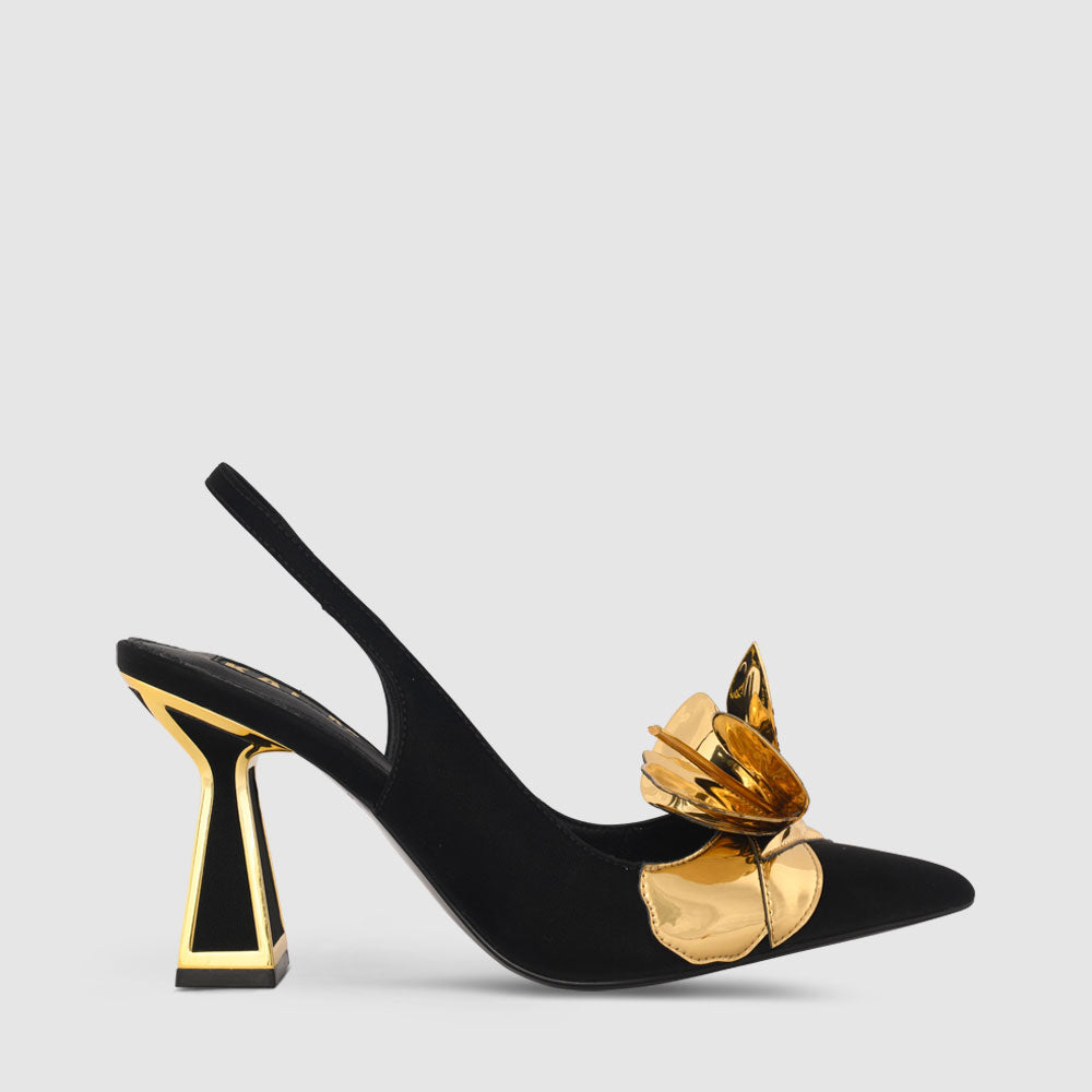kat maconie Henni Pumps PF23 MID HOURGLASS Black/Gold