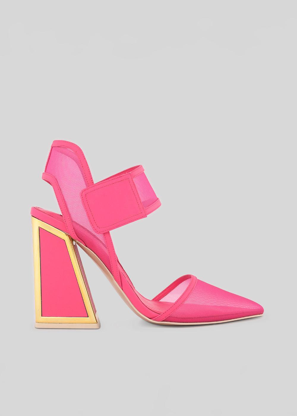 kat maconie Izzy Pumps PF23 KICKER FRAME HEEL Fuchsia