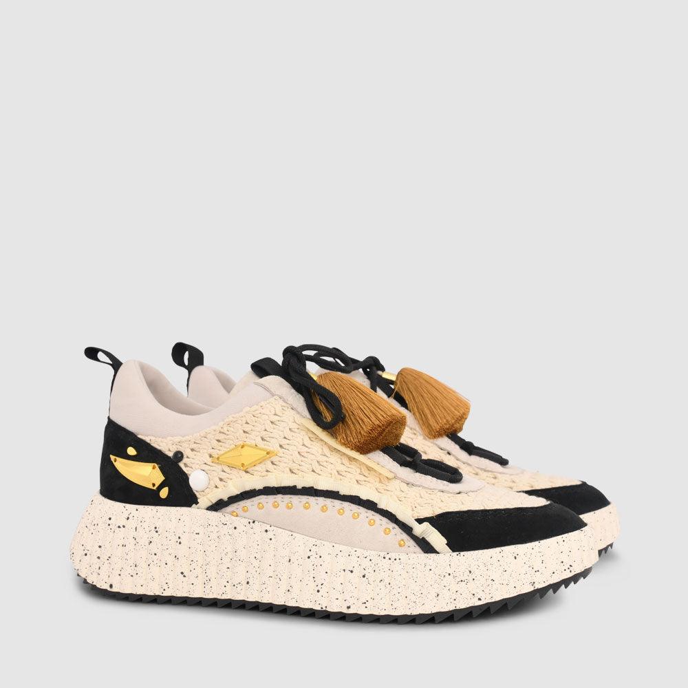 Kat Maconie Jesse Sneakers RS24 TRAINERS Camel/Off White