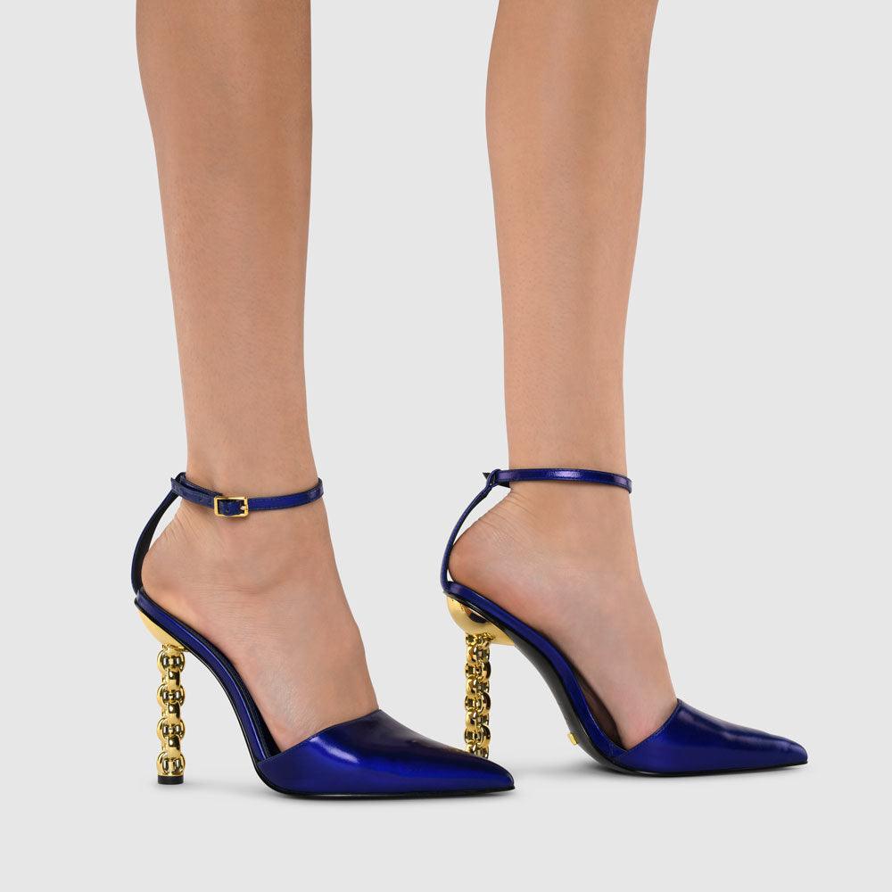 Kat Maconie Jojo Pumps AW22 CHILETTO Night Shadow Flash