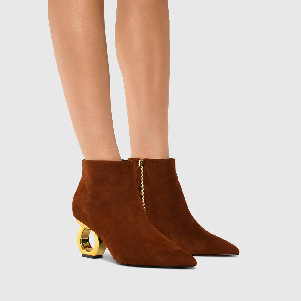 Kat Maconie Alba Boots AW22 BOOTS Chocolate
