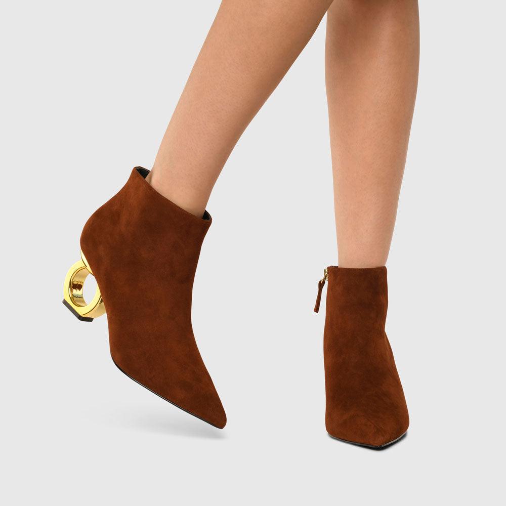 Kat Maconie Alba Boots AW22 BOOTS Chocolate