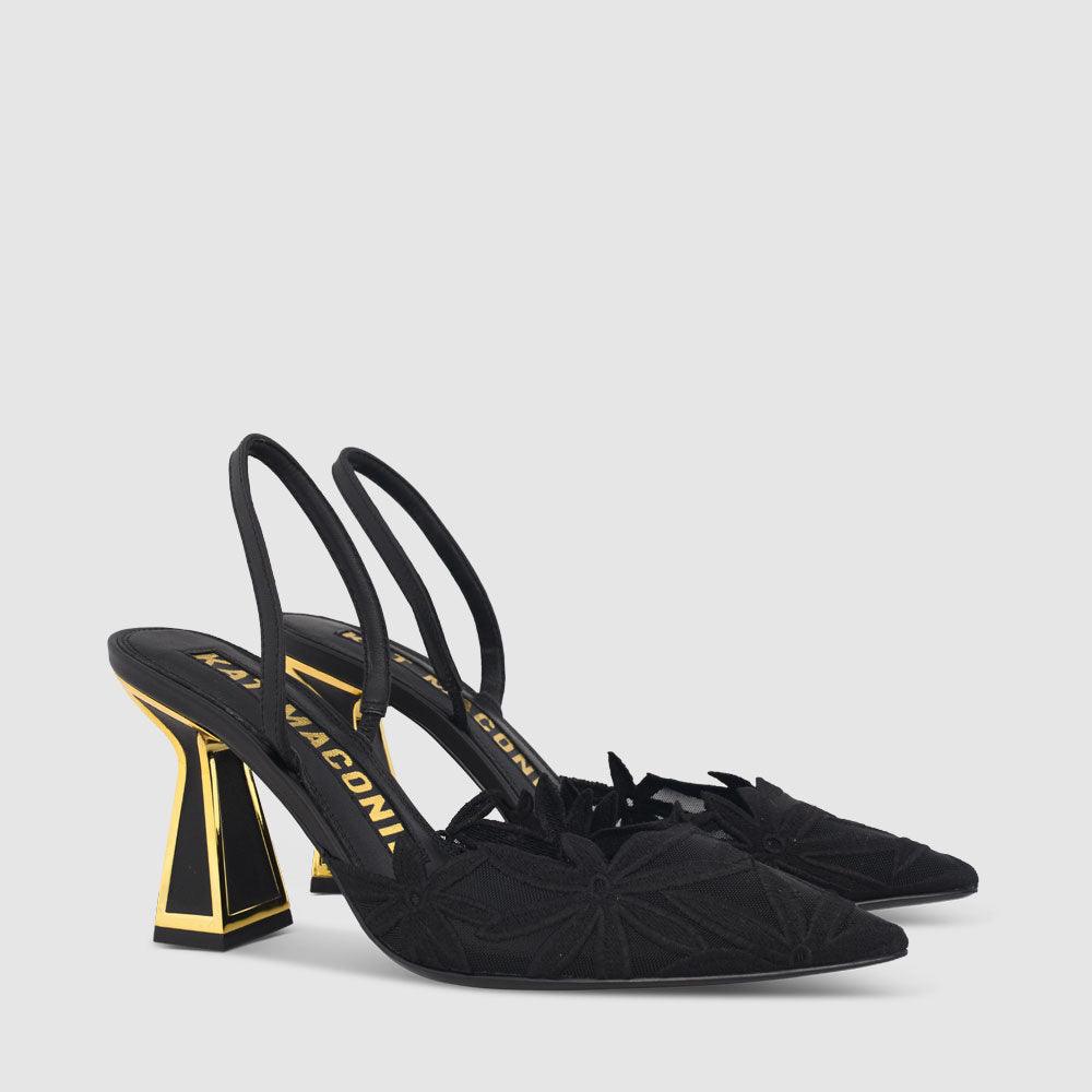 Kat Maconie Amaya Pumps PF23 MID HOURGLASS Black