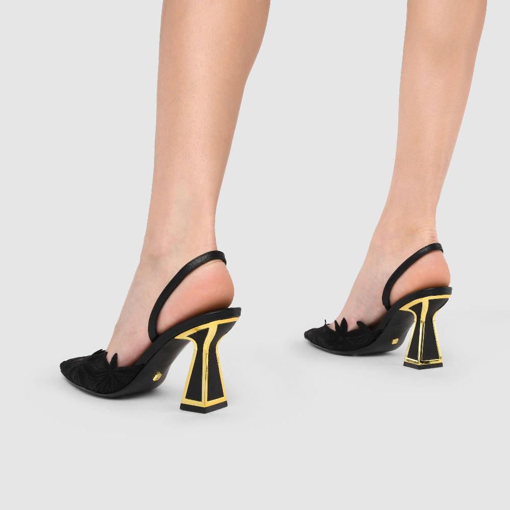 Kat Maconie Amaya Pumps PF23 MID HOURGLASS Black