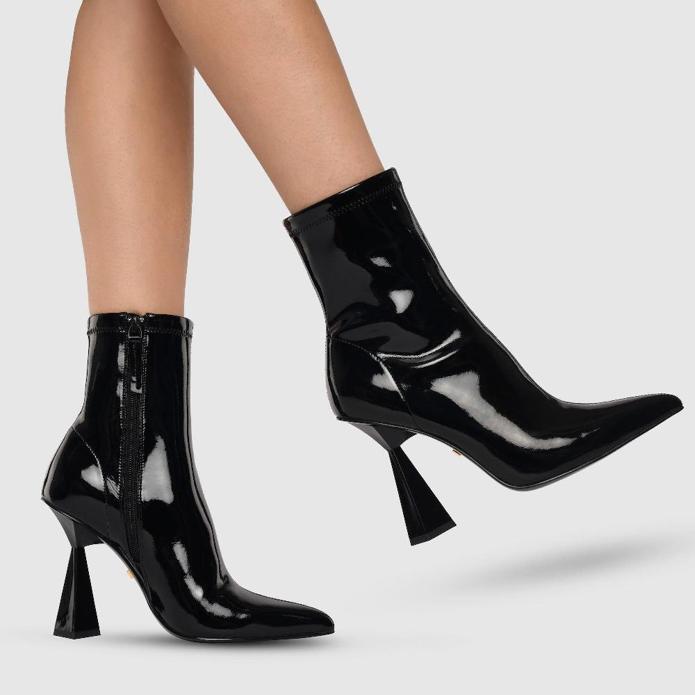 Kat Maconie Chika Boots AW23 SHARD HEEL BOOT Black