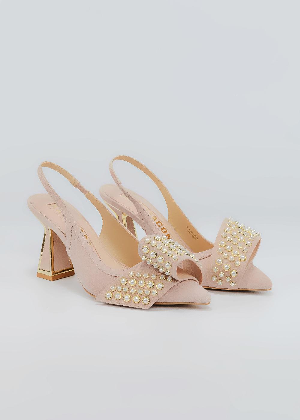 Kat Maconie Jen Pumps SS25 MID HOURGLASS HEEL Pink