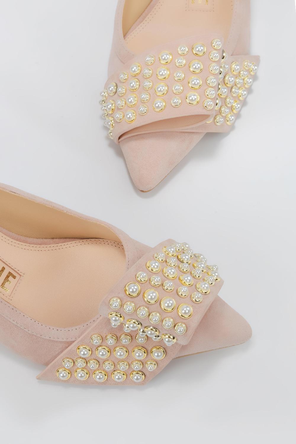 Kat Maconie Jen Pumps SS25 MID HOURGLASS HEEL Pink