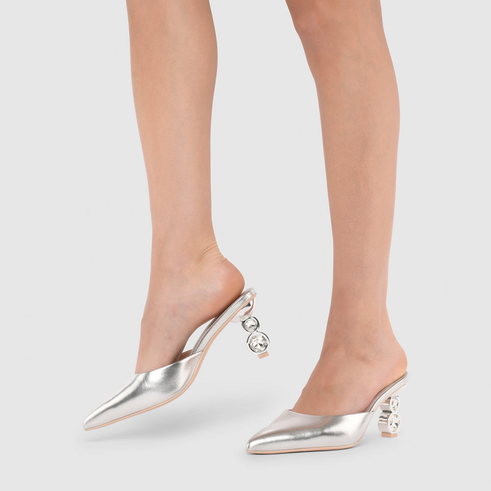 Kat Maconie Laila Mules RS24 GEM STACK SILVER