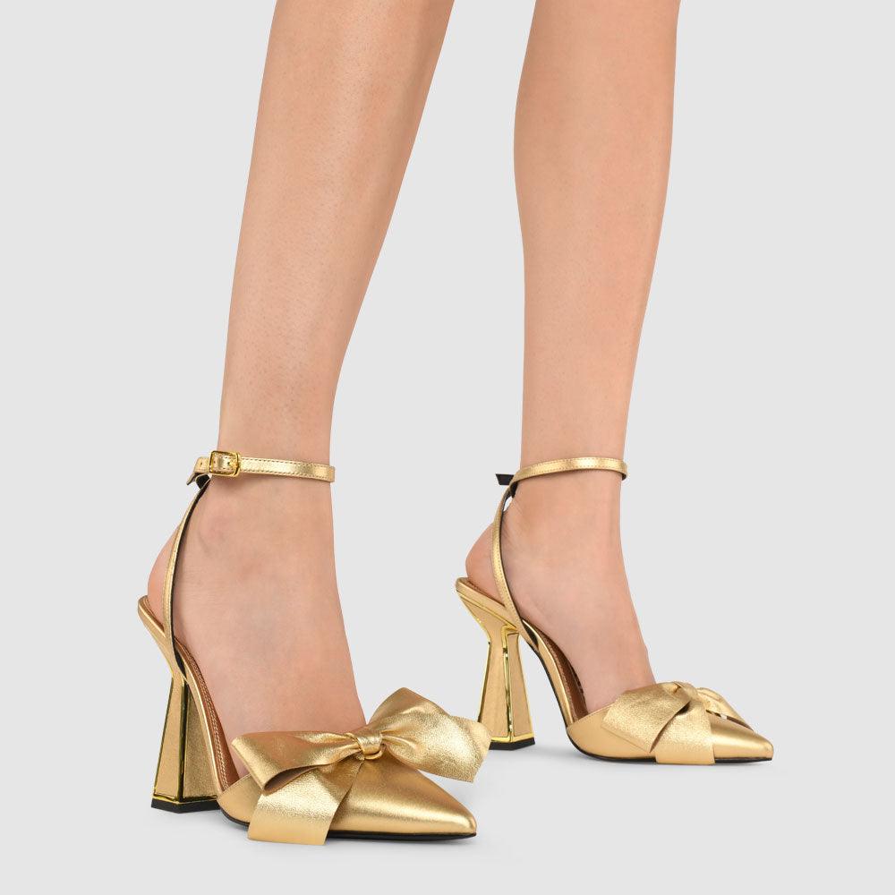 Kat Maconie Maren Pumps RS23 HOURGLASS HEEL Gold