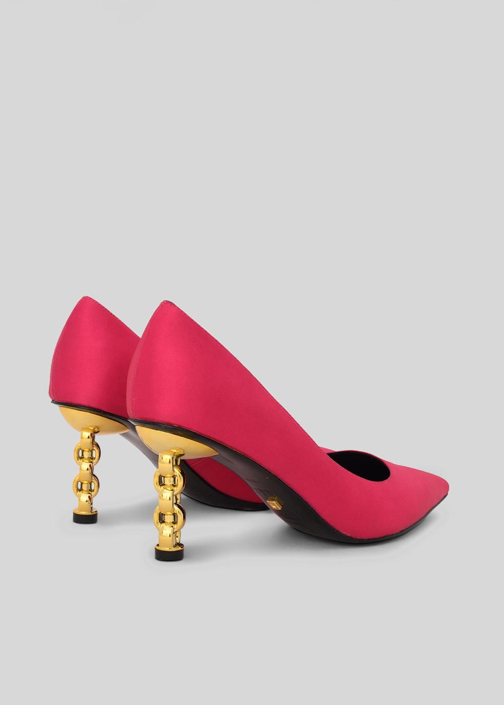 Kat Maconie Rei Pumps RS23 MID CHILETTO Fuchsia