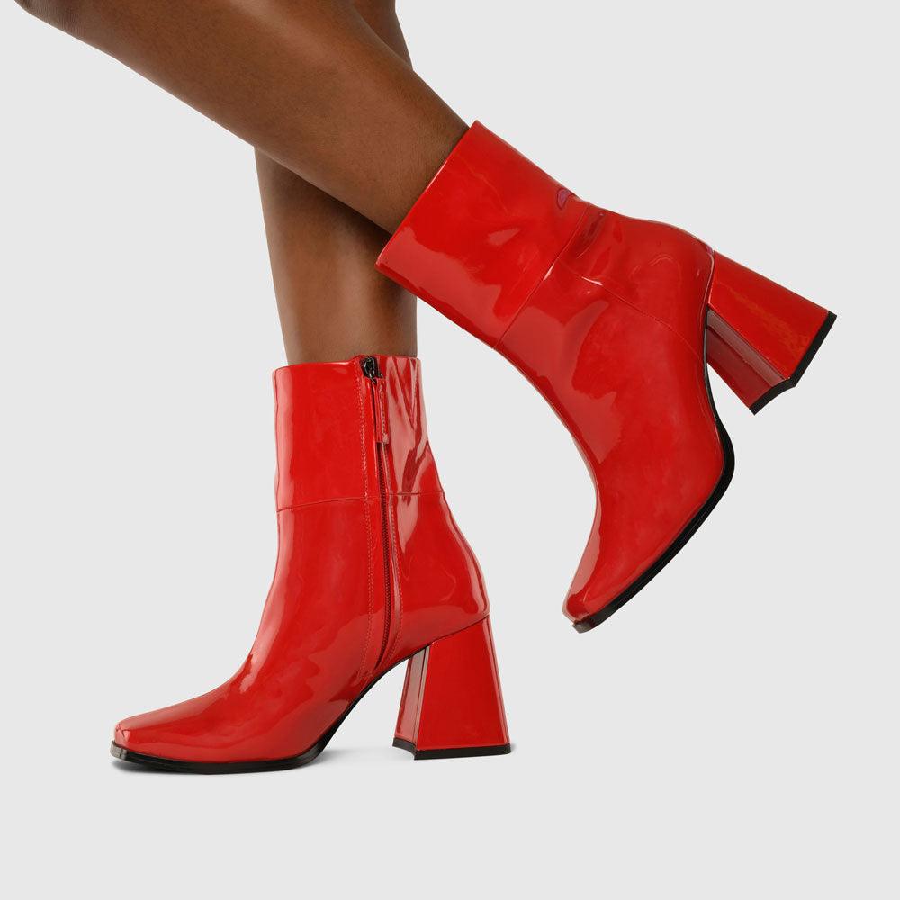 Kat Maconie Saffle Boots AW22 BOOTS Cherry